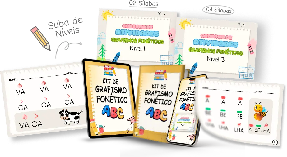 Mockup Kit Grafismo Fonético
